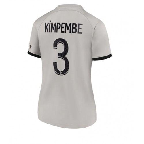 Fotbalové Dres Paris Saint-Germain Presnel Kimpembe #3 Dámské Venkovní 2022-23 Krátký Rukáv